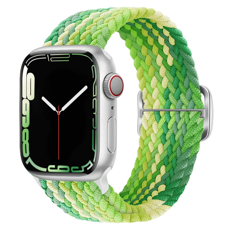 Buckle Nylon Braided Watch Band, For Apple Watch Series 8&7 41mm / SE 2&6&SE&5&4 40mm / 3&2&1 38mm