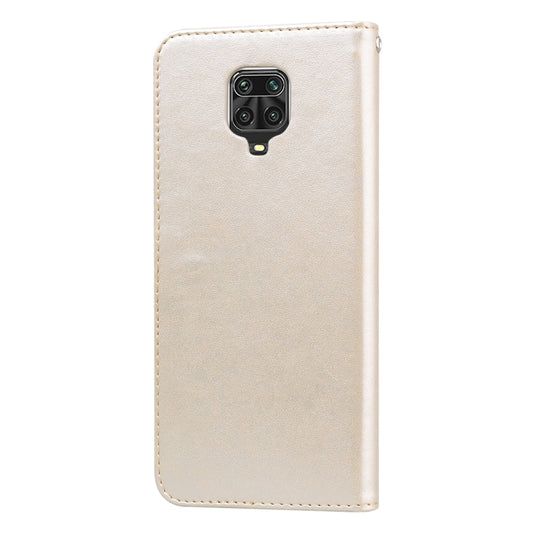 Rose pattern leather folio with multiple card compartments for Huawei P40