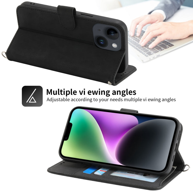 Skin-feel Flowers Embossed Wallet Leather Phone Case