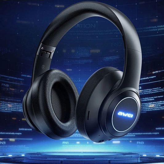 A200BL headphones showing comfortable ear cups and adjustable headband design