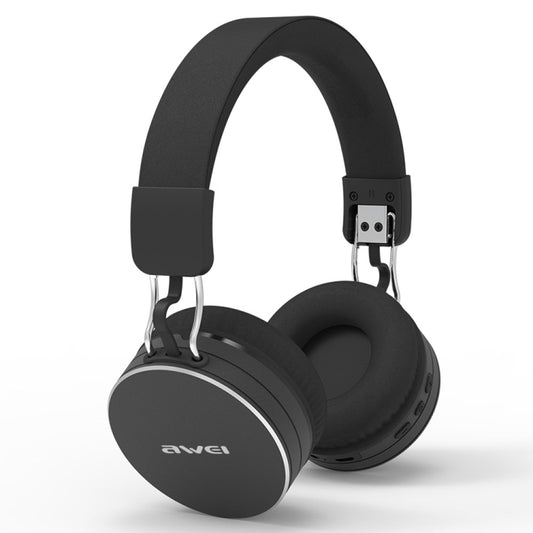 awei A790BL wireless stereo headphones black with ear cups and headband displayed