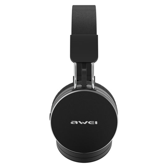 awei A790BL wireless headphones folded flat for portability and travel storage