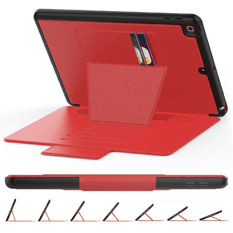 Multifunctional Tablet PC Protective Leather Case with Bracket & Card Slots & Pen Slot & Wake-up / Sleep Function, For iPad 10.2, For iPad 9.7