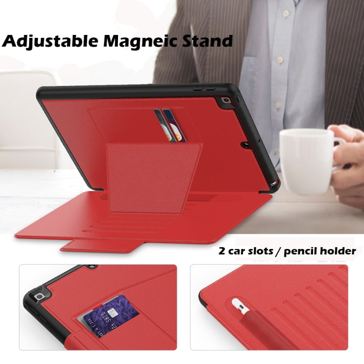 Multifunctional Tablet PC Protective Leather Case with Bracket & Card Slots & Pen Slot & Wake-up / Sleep Function, For iPad 10.2, For iPad 9.7