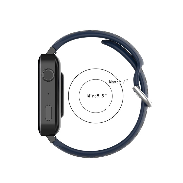 For Xiaomi Watch / Huawei Honor S1 18mm Two Color Sport Wrist Strap Watchband