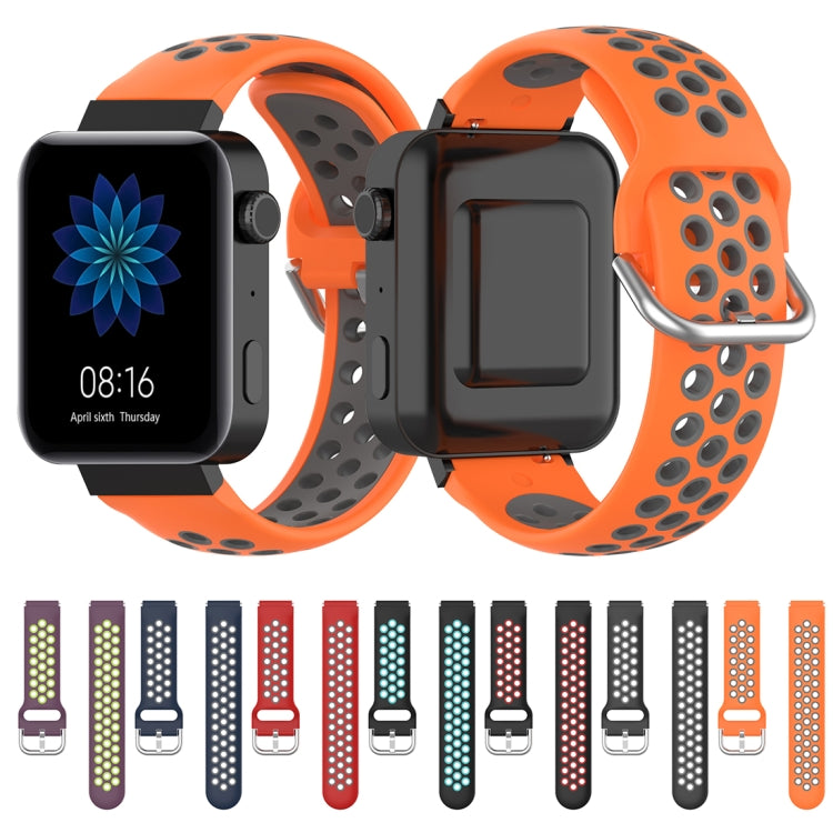 For Xiaomi Watch / Huawei Honor S1 18mm Two Color Sport Wrist Strap Watchband