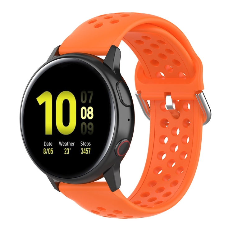 20mm Clasp Solid Color Sport Wrist Strap Watchband, For Huawei Watch GT2 42MM, For Galaxy Watch Active2 / Active
