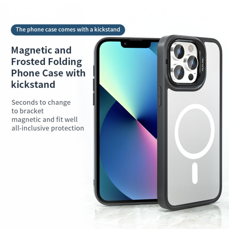 Mutural Color Holder Magsafe Phone Case, For iPhone 14