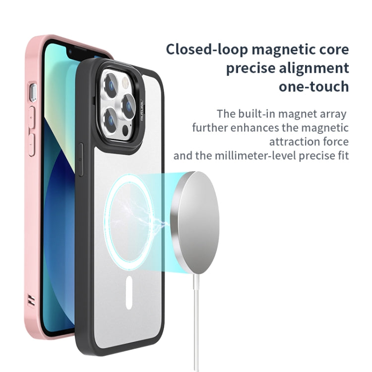 Mutural Color Holder Magsafe Phone Case, For iPhone 14