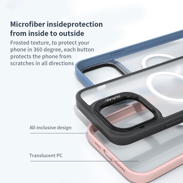 Mutural Color Holder Magsafe Phone Case, For iPhone 14