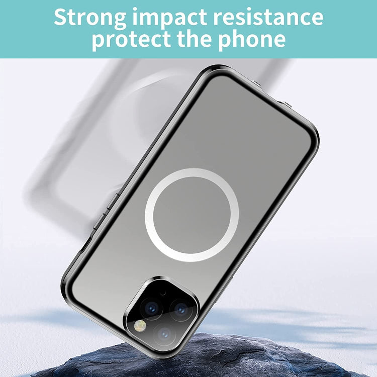360 Full Body Magnetic Frosted Magsafe Phone Case, For iPhone 12, For iPhone 12 Pro, For iPhone 12 Pro Max, For iPhone 11 Pro, For iPhone 11 Pro Max