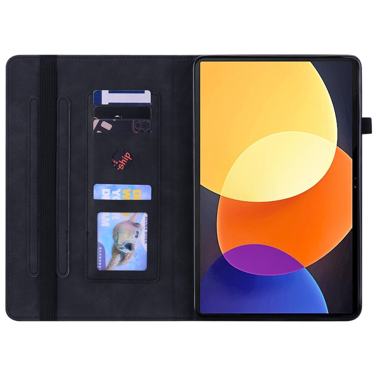 Skin Feel Solid Color Zipper Leather Tablet Case, For Xiaomi Redmi Pad 10.61