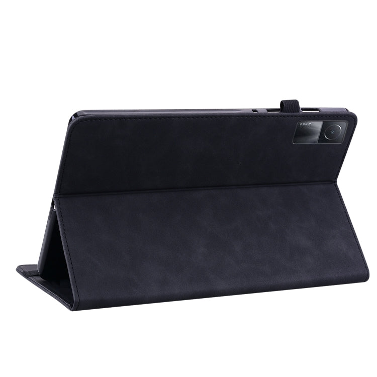 Skin Feel Solid Color Zipper Leather Tablet Case, For Xiaomi Redmi Pad 10.61