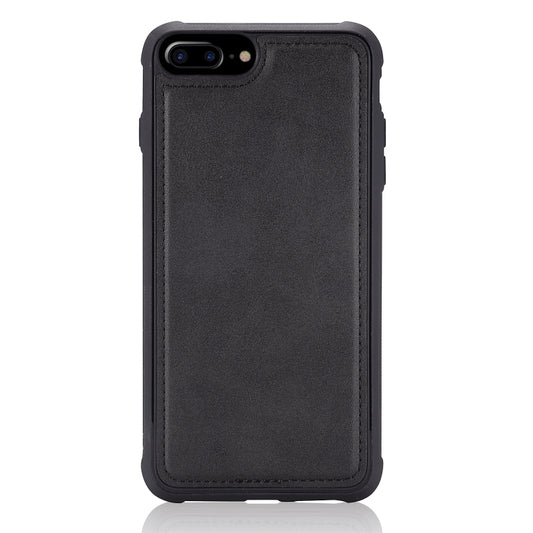Rose gold magnetic clasp detail on protective leather iPhone cover