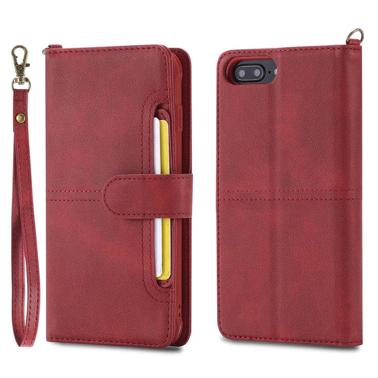 Multifunctional Detachable Magnetic Horizontal Flip Leather Case with Card Slots & Holder & Wallet & Photo Frame, For iPhone 6 Plus / 7 Plus / 8 Plus, For iPhone 6 / 7 / 8, For iPhone 11, For iPhone 11 Pro
