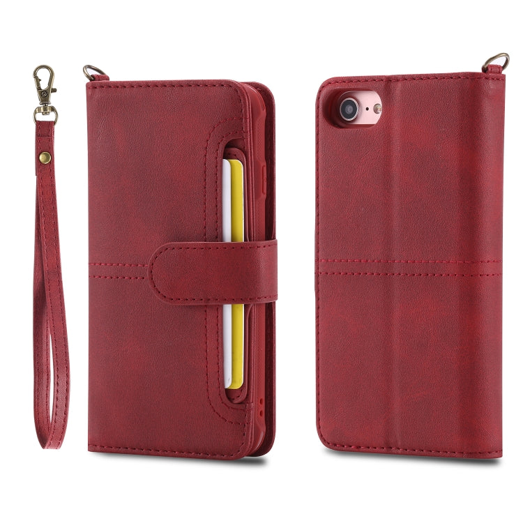 Multifunctional Detachable Magnetic Horizontal Flip Leather Case with Card Slots & Holder & Wallet & Photo Frame, For iPhone 6 Plus / 7 Plus / 8 Plus, For iPhone 6 / 7 / 8, For iPhone 11, For iPhone 11 Pro