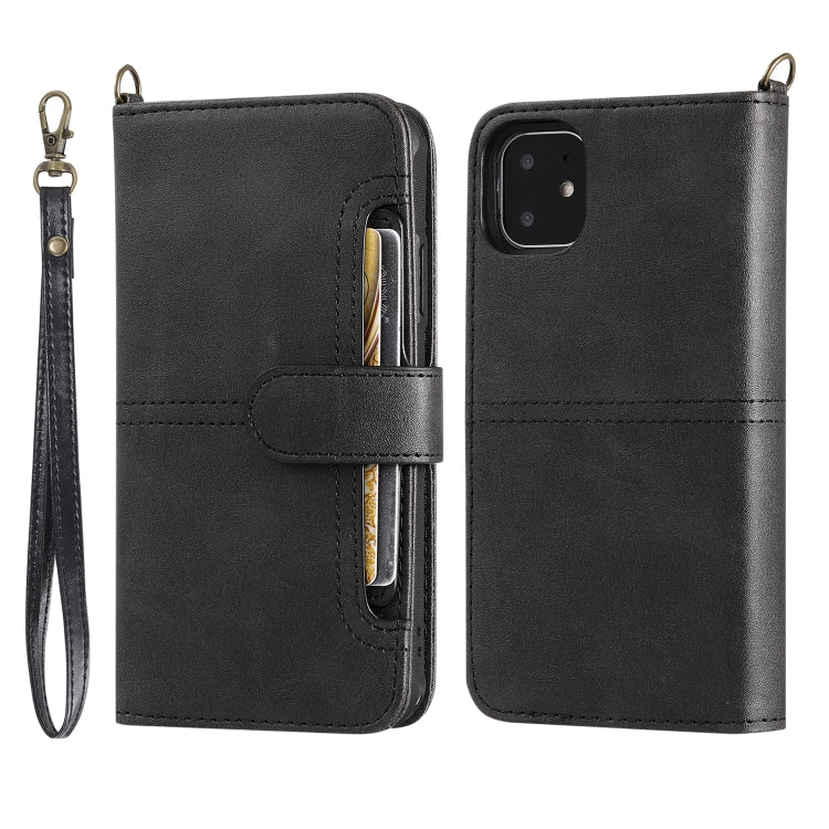 Multifunctional Detachable Magnetic Horizontal Flip Leather Case with Card Slots & Holder & Wallet & Photo Frame, For iPhone 6 Plus / 7 Plus / 8 Plus, For iPhone 6 / 7 / 8, For iPhone 11, For iPhone 11 Pro