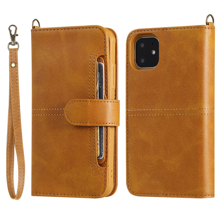 Multifunctional Detachable Magnetic Horizontal Flip Leather Case with Card Slots & Holder & Wallet & Photo Frame, For iPhone 6 Plus / 7 Plus / 8 Plus, For iPhone 6 / 7 / 8, For iPhone 11, For iPhone 11 Pro