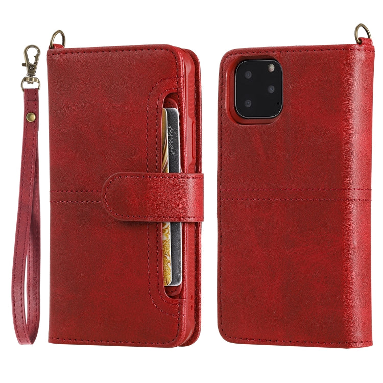 Multifunctional Detachable Magnetic Horizontal Flip Leather Case with Card Slots & Holder & Wallet & Photo Frame, For iPhone 6 Plus / 7 Plus / 8 Plus, For iPhone 6 / 7 / 8, For iPhone 11, For iPhone 11 Pro