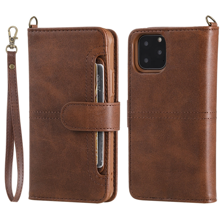 Multifunctional Detachable Magnetic Horizontal Flip Leather Case with Card Slots & Holder & Wallet & Photo Frame, For iPhone 6 Plus / 7 Plus / 8 Plus, For iPhone 6 / 7 / 8, For iPhone 11, For iPhone 11 Pro