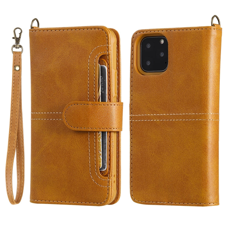 Multifunctional Detachable Magnetic Horizontal Flip Leather Case with Card Slots & Holder & Wallet & Photo Frame, For iPhone 6 Plus / 7 Plus / 8 Plus, For iPhone 6 / 7 / 8, For iPhone 11, For iPhone 11 Pro