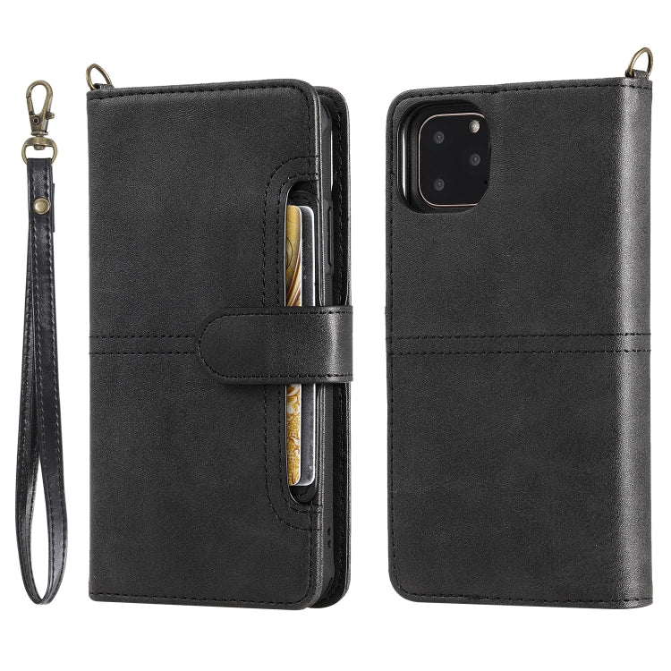 Multifunctional Detachable Magnetic Horizontal Flip Leather Case with Card Slots & Holder & Wallet & Photo Frame, For iPhone 11 Pro Max, For iPhone XR, For iPhone XS Max, For iPhone X / XS