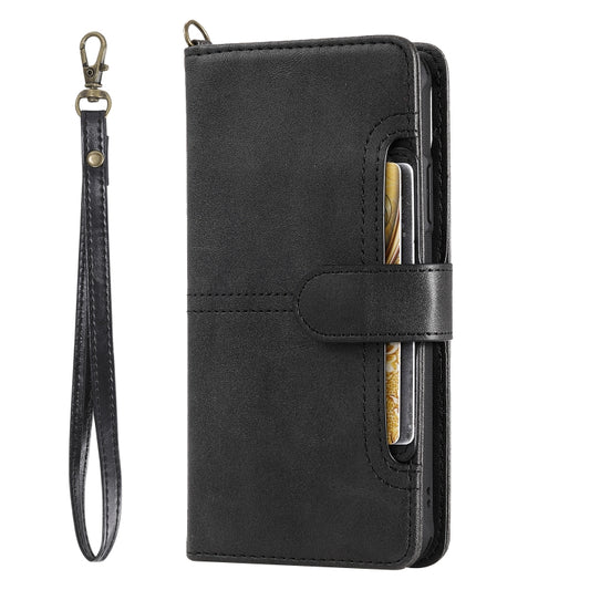 Detachable wallet case for iPhone 11 Pro Max featuring photo frame and storage