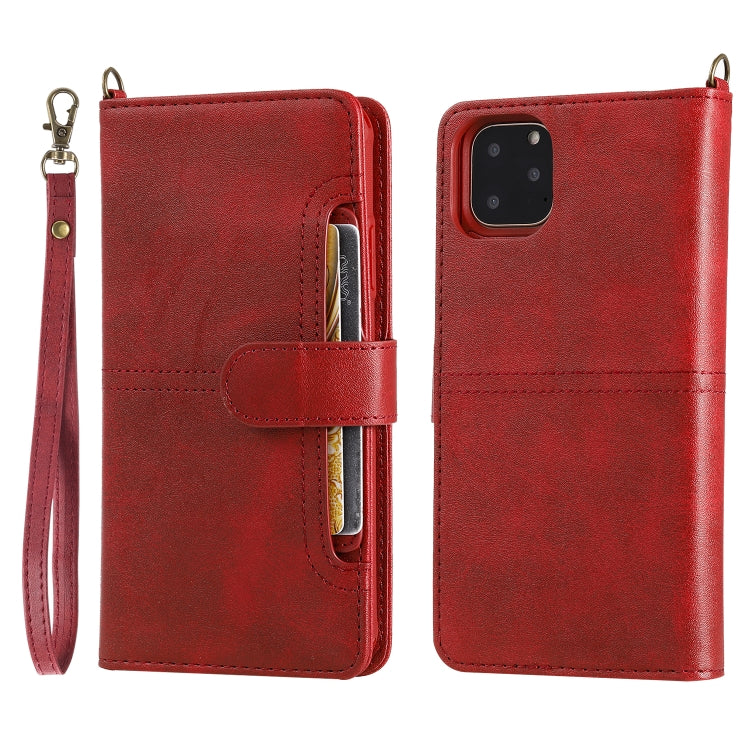Multifunctional Detachable Magnetic Horizontal Flip Leather Case with Card Slots & Holder & Wallet & Photo Frame, For iPhone 11 Pro Max, For iPhone XR, For iPhone XS Max, For iPhone X / XS