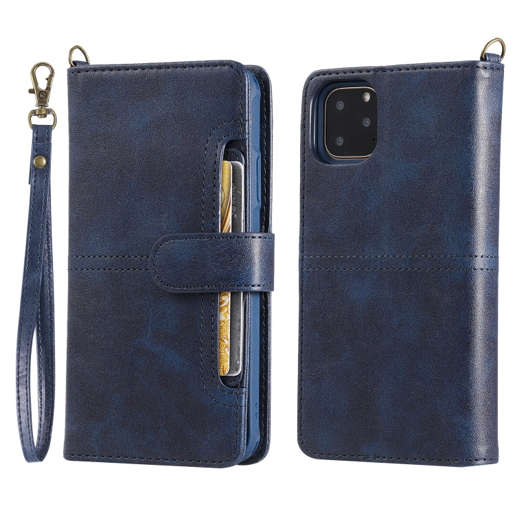 Multifunctional Detachable Magnetic Horizontal Flip Leather Case with Card Slots & Holder & Wallet & Photo Frame, For iPhone 11 Pro Max, For iPhone XR, For iPhone XS Max, For iPhone X / XS