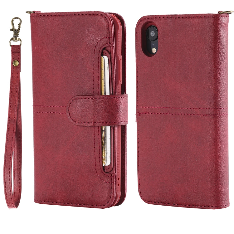 Multifunctional Detachable Magnetic Horizontal Flip Leather Case with Card Slots & Holder & Wallet & Photo Frame, For iPhone 11 Pro Max, For iPhone XR, For iPhone XS Max, For iPhone X / XS