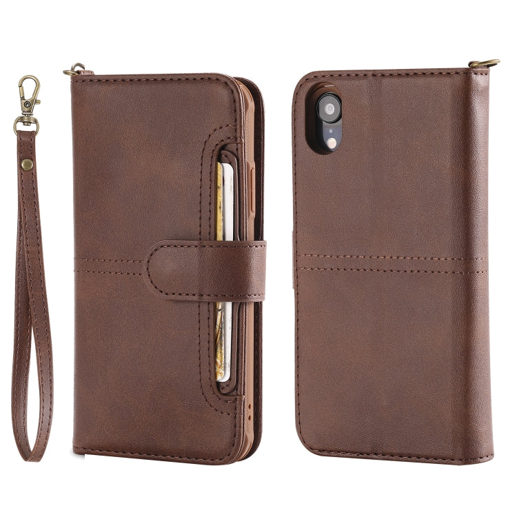 Multifunctional Detachable Magnetic Horizontal Flip Leather Case with Card Slots & Holder & Wallet & Photo Frame, For iPhone 11 Pro Max, For iPhone XR, For iPhone XS Max, For iPhone X / XS