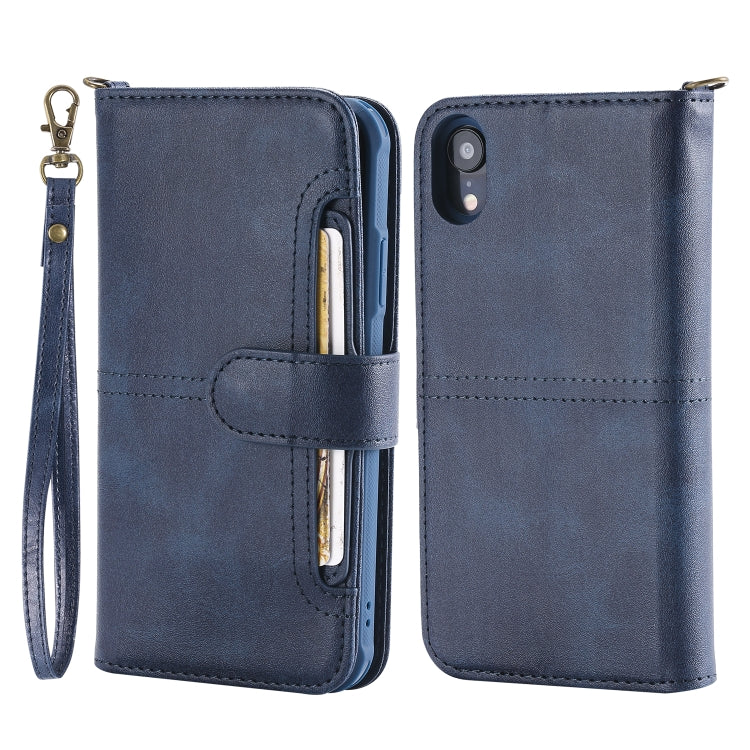 Multifunctional Detachable Magnetic Horizontal Flip Leather Case with Card Slots & Holder & Wallet & Photo Frame, For iPhone 11 Pro Max, For iPhone XR, For iPhone XS Max, For iPhone X / XS