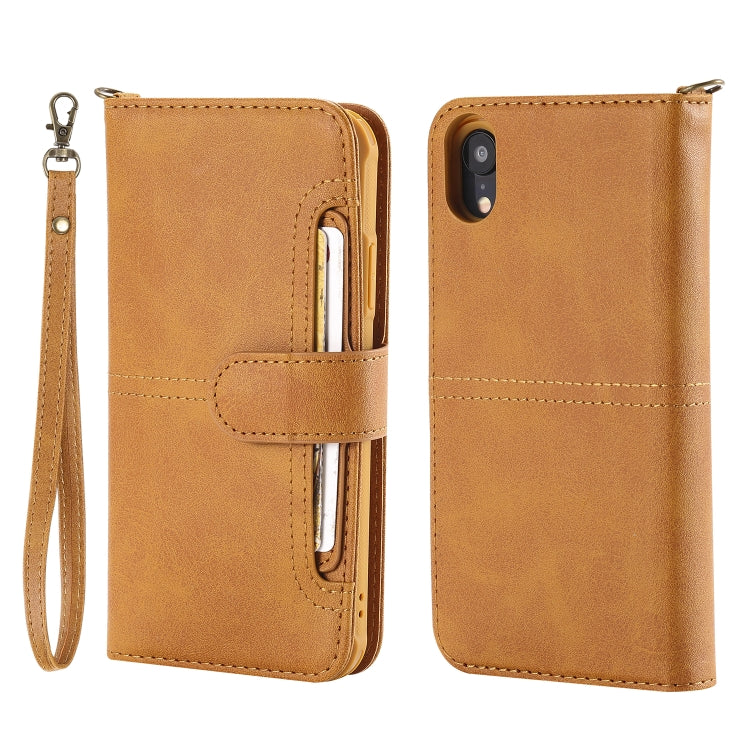 Multifunctional Detachable Magnetic Horizontal Flip Leather Case with Card Slots & Holder & Wallet & Photo Frame, For iPhone 11 Pro Max, For iPhone XR, For iPhone XS Max, For iPhone X / XS