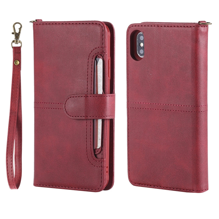 Multifunctional Detachable Magnetic Horizontal Flip Leather Case with Card Slots & Holder & Wallet & Photo Frame, For iPhone 11 Pro Max, For iPhone XR, For iPhone XS Max, For iPhone X / XS