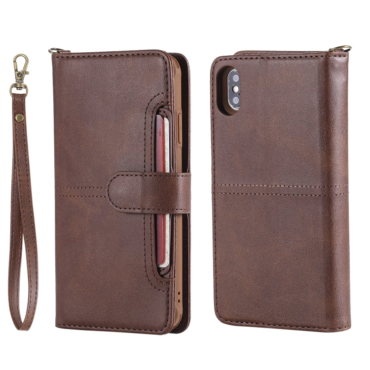 Multifunctional Detachable Magnetic Horizontal Flip Leather Case with Card Slots & Holder & Wallet & Photo Frame, For iPhone 11 Pro Max, For iPhone XR, For iPhone XS Max, For iPhone X / XS