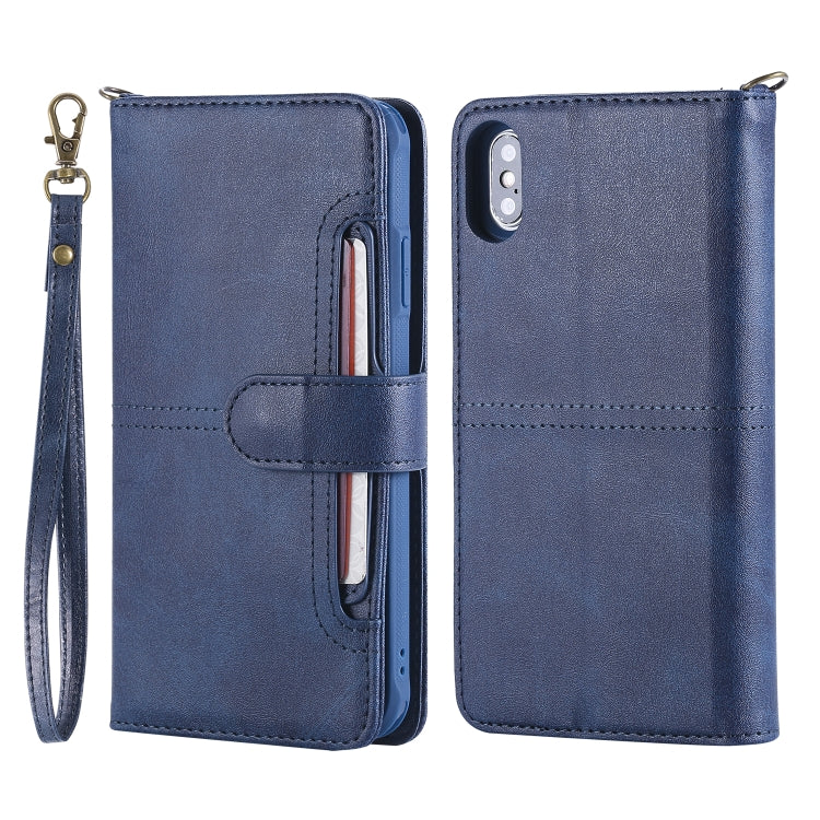 Multifunctional Detachable Magnetic Horizontal Flip Leather Case with Card Slots & Holder & Wallet & Photo Frame, For iPhone 11 Pro Max, For iPhone XR, For iPhone XS Max, For iPhone X / XS