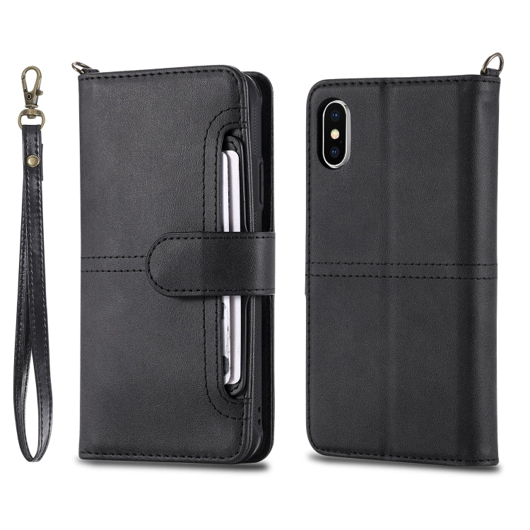 Multifunctional Detachable Magnetic Horizontal Flip Leather Case with Card Slots & Holder & Wallet & Photo Frame, For iPhone 11 Pro Max, For iPhone XR, For iPhone XS Max, For iPhone X / XS