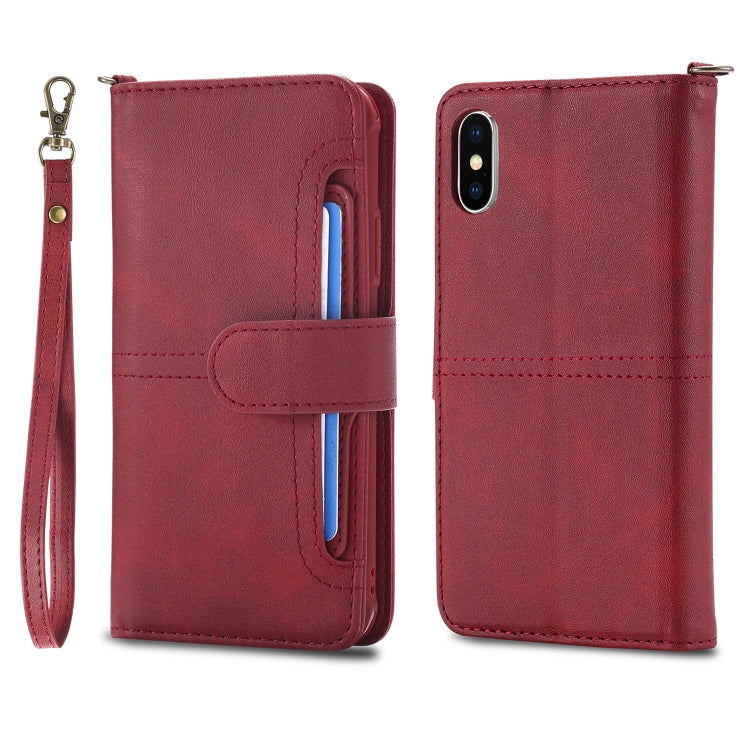 Multifunctional Detachable Magnetic Horizontal Flip Leather Case with Card Slots & Holder & Wallet & Photo Frame, For iPhone 11 Pro Max, For iPhone XR, For iPhone XS Max, For iPhone X / XS