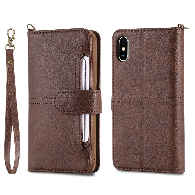 Multifunctional Detachable Magnetic Horizontal Flip Leather Case with Card Slots & Holder & Wallet & Photo Frame, For iPhone 11 Pro Max, For iPhone XR, For iPhone XS Max, For iPhone X / XS