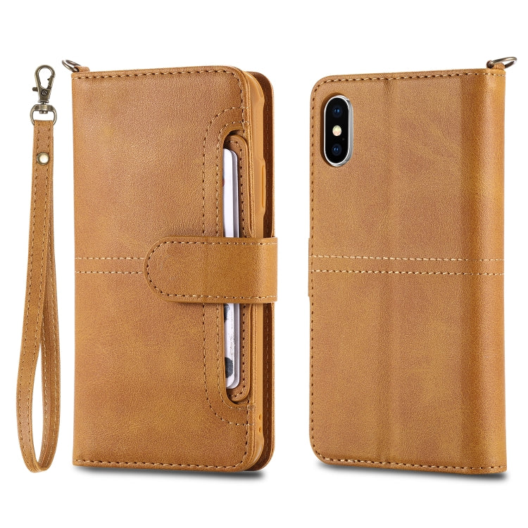 Multifunctional Detachable Magnetic Horizontal Flip Leather Case with Card Slots & Holder & Wallet & Photo Frame, For iPhone 11 Pro Max, For iPhone XR, For iPhone XS Max, For iPhone X / XS