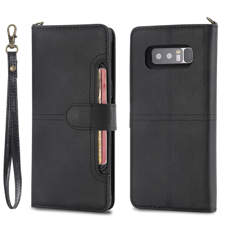 Multifunctional Detachable Magnetic Horizontal Flip Leather Case with Card Slots & Holder & Wallet & Photo Frame, For Galaxy Note 8, For Galaxy Note 10+, For Galaxy Note 10, For Galaxy S8+