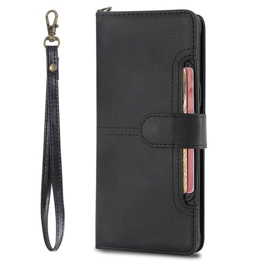 Detachable Samsung Galaxy phone case featuring horizontal flip design and built-in photo frame