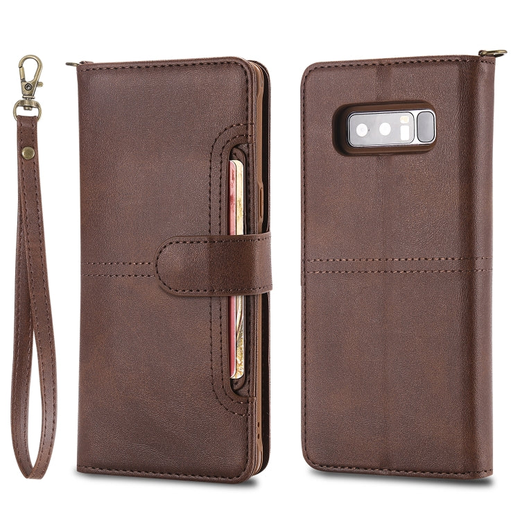 Multifunctional Detachable Magnetic Horizontal Flip Leather Case with Card Slots & Holder & Wallet & Photo Frame, For Galaxy Note 8, For Galaxy Note 10+, For Galaxy Note 10, For Galaxy S8+