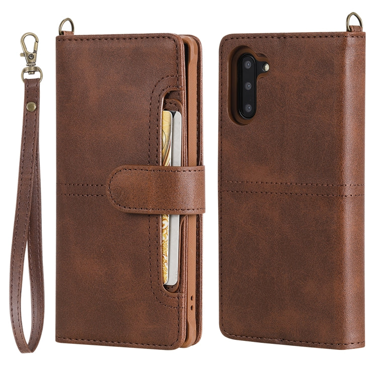 Multifunctional Detachable Magnetic Horizontal Flip Leather Case with Card Slots & Holder & Wallet & Photo Frame, For Galaxy Note 8, For Galaxy Note 10+, For Galaxy Note 10, For Galaxy S8+