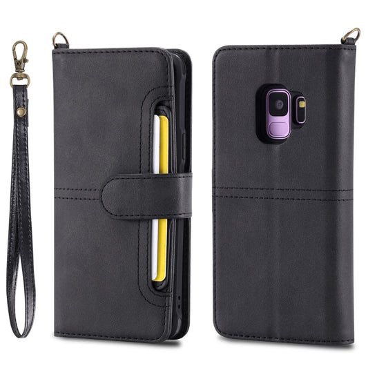 Samsung Galaxy S9/S10+ magnetic flip leather case with card slots and wallet functionality