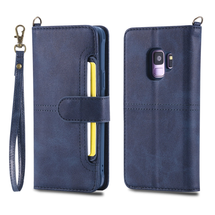 Multifunctional Detachable Magnetic Horizontal Flip Leather Case with Card Slots & Holder & Wallet & Photo Frame, For Galaxy S9, For Galaxy S9+, For Galaxy S10+, For Galaxy S10