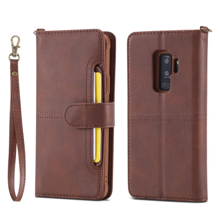 Multifunctional Detachable Magnetic Horizontal Flip Leather Case with Card Slots & Holder & Wallet & Photo Frame, For Galaxy S9, For Galaxy S9+, For Galaxy S10+, For Galaxy S10