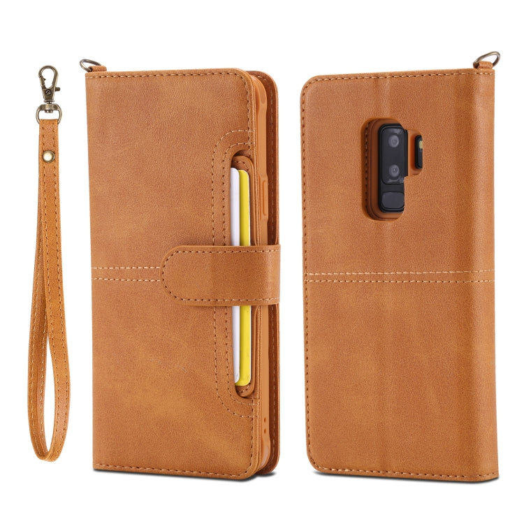 Multifunctional Detachable Magnetic Horizontal Flip Leather Case with Card Slots & Holder & Wallet & Photo Frame, For Galaxy S9, For Galaxy S9+, For Galaxy S10+, For Galaxy S10