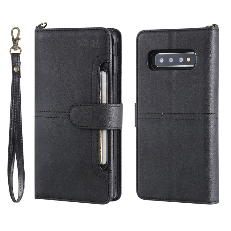 Multifunctional Detachable Magnetic Horizontal Flip Leather Case with Card Slots & Holder & Wallet & Photo Frame, For Galaxy S9, For Galaxy S9+, For Galaxy S10+, For Galaxy S10