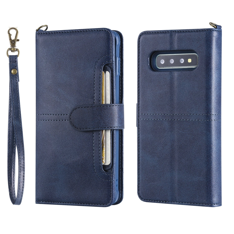 Multifunctional Detachable Magnetic Horizontal Flip Leather Case with Card Slots & Holder & Wallet & Photo Frame, For Galaxy S9, For Galaxy S9+, For Galaxy S10+, For Galaxy S10